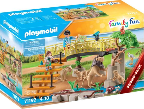 PLAYMOBIL® Family Fun - Löwen im Freigehege