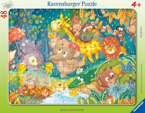 Ravensburger® Puzzle - Es regnet!, 48 Teile