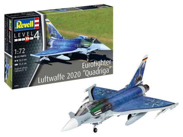 Revell Modellbau - Eurofighter Luftwaffe 2020 Quadriga