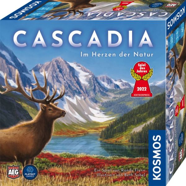 Kosmos Spiele - Cascadia, Im Herzen der Natur Spiel des Jahres 2022