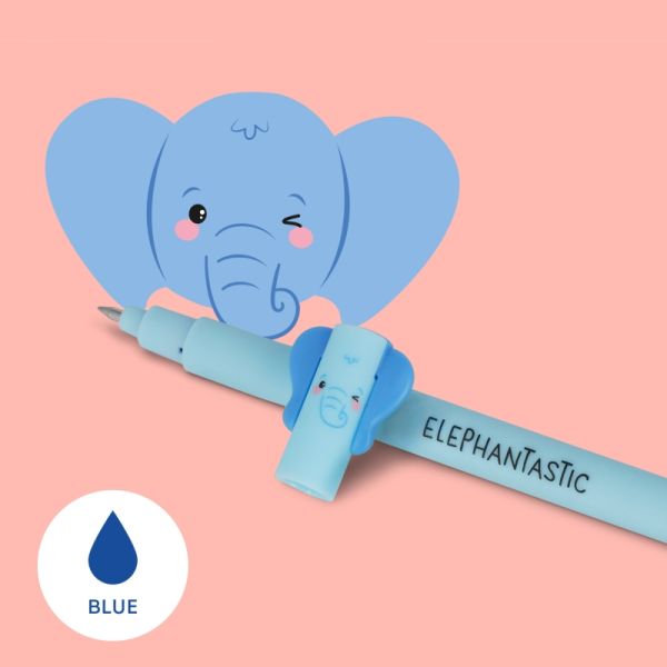 Erasable Pen - Gel Pen Elephant, blau