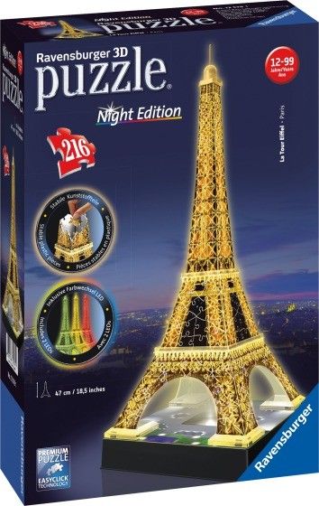 Ravensburger® 3D Puzzle - Eiffelturm Night Edition