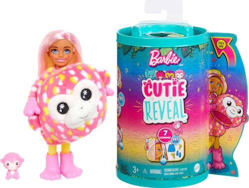 Barbie® Cutie Reveal Chelsea Jungle Series - Monkey