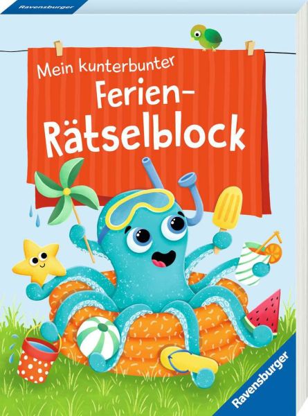 Ravensburger® Bücher - Mein kunterbunter Ferien-Rätselblock