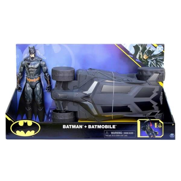 Spin Master DC Batman - Batmobile mit 30 cm Batman