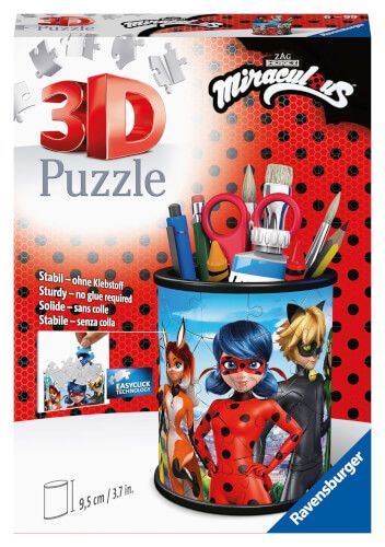 Ravensburger® 3D Puzzle - Utensilo Miraculous, 54 Teile