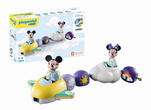 PLAYMOBIL® 1.2.3 & Disney - Mickys & Minnies Wolkenflug