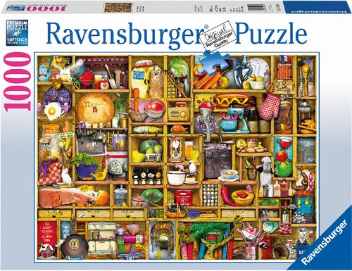 Ravensburger® Puzzle - Kurioses Küchenregal, 1000 Teile