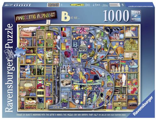 Ravensburger® Puzzle - Awesome Alphabet ''B'', 1000 Teile