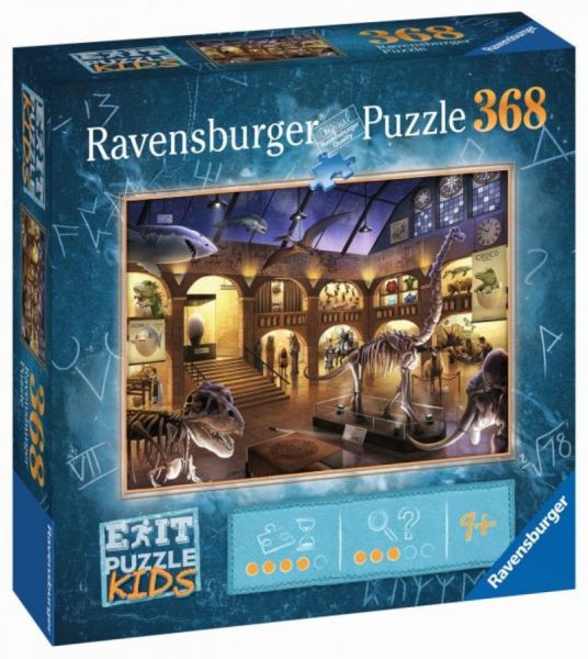 Ravensburger® Puzzle EXIT KIDS - Nachts im Museum, 368 Teile