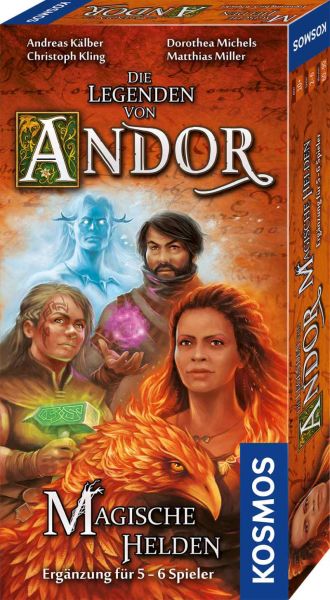 Kosmos Die Legenden von Andor - Magische Helden, Ergänzung für 5-6 Spieler