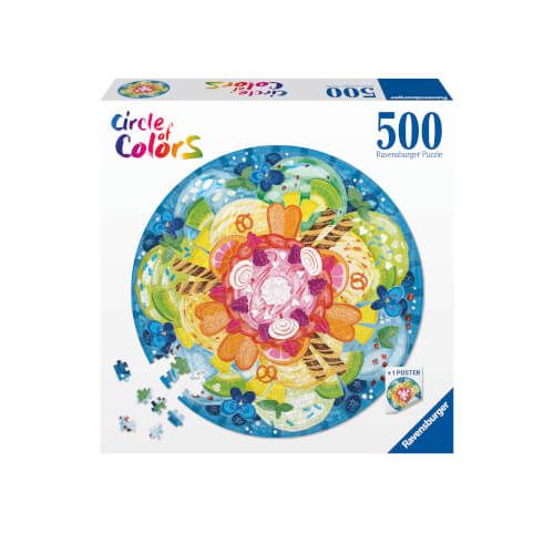 Ravensburger® Puzzle Circle of Colors - Ice Cream, 500 Teile