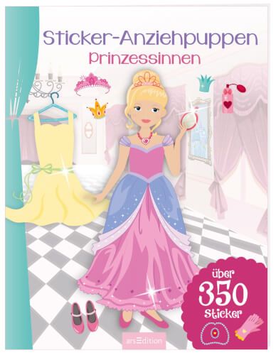 ars Edition - Sticker Anziehpuppen Prinzessinnen