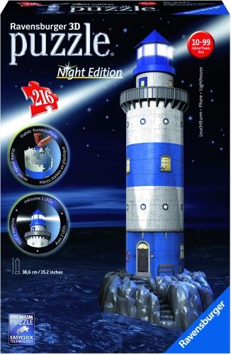 Ravensburger® 3D Puzzle - Leuchtturm Night Edition