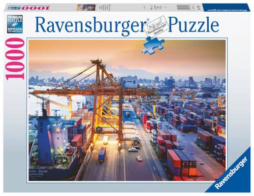Ravensburger® Puzzle - Hafen in Hamburg, 1000 Teile