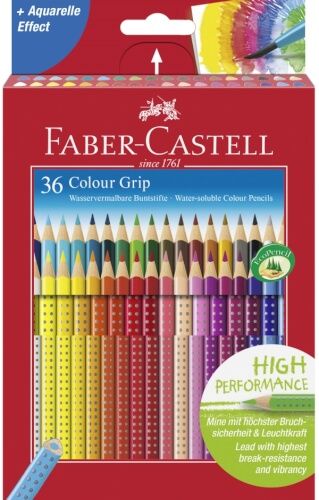 Faber-Castell - Buntstifte Colour Grip, 36er Set
