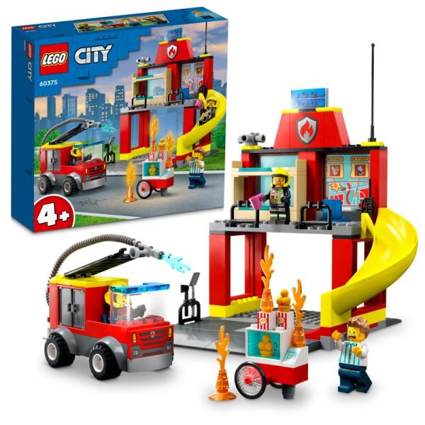 LEGO® City - Feuerwehrstation und Löschauto