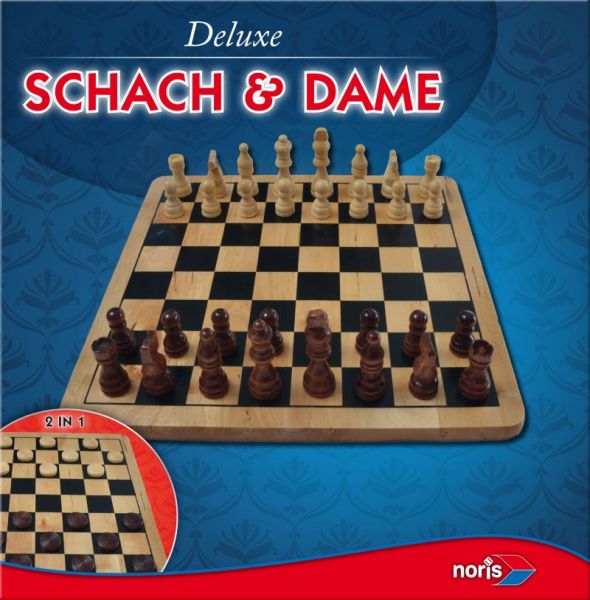 Noris - Deluxe Holz-Schach & Dame