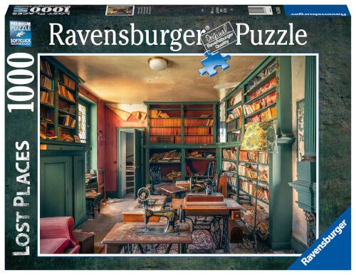 Ravensburger® Puzzle - Mysterious castle library, 1000 Teile