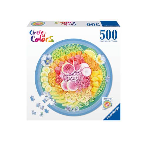 Ravensburger® Puzzle Circle of Colors - Poke Bowl, 500 Teile
