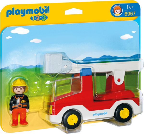 PLAYMOBIL® 1.2.3. - Feuerwehrleiterfahrzeug