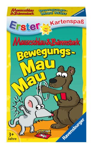 Ravensburger® Spiele Mauseschlau&Bärenstark - Bewegungs-Mau Mau