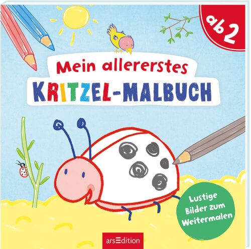 ars Edition - Mein allererstes Kritzel-Malbuch