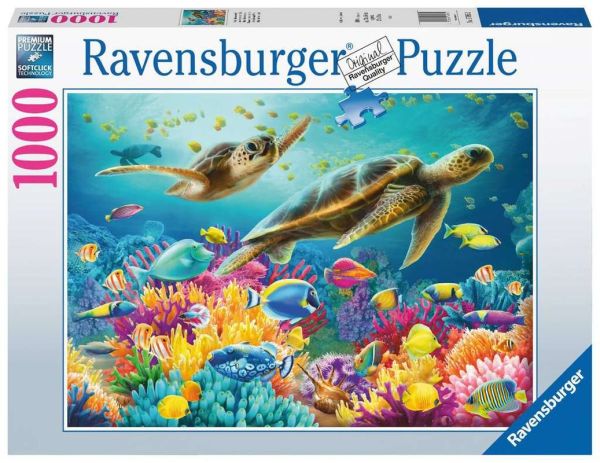Ravensburger® Puzzle - Blaue Unterwasserwelt, 1000 Teile