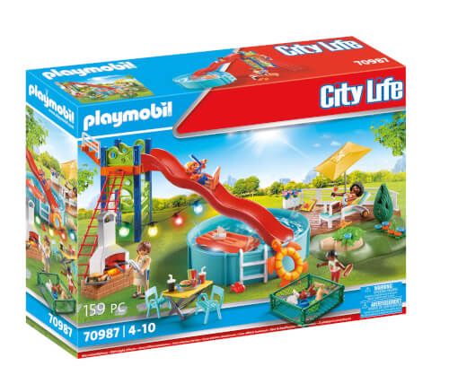 PLAYMOBIL® City Life - Poolparty mit Rutsche