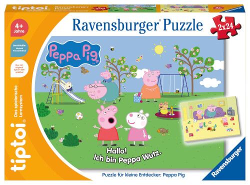 Ravensburger® tiptoi® Puzzle - Peppa Pig Puzzle für kleine Entdecker