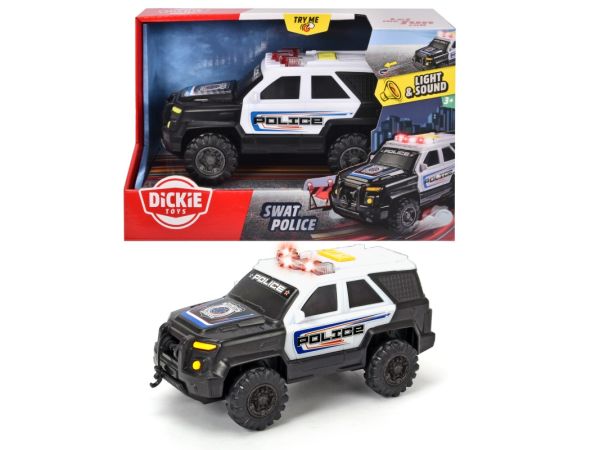 Dickie Toys - Swat Truck mit Licht & Sound, 15 cm