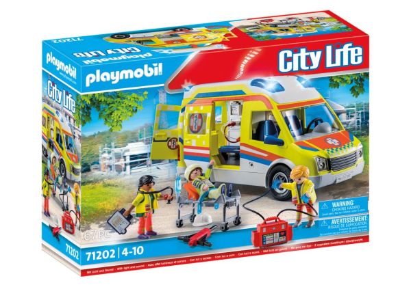 PLAYMOBIL® City Life - Rettungswagen mit Licht und Sound