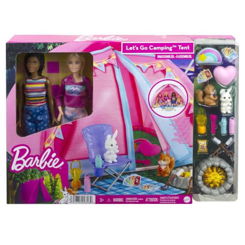 Barbie® Abenteuer zu mit - zweit Zubehör | Teddy Camping-Spielset Kinderwelt Toys