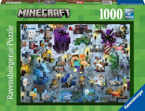 Ravensburger® Puzzle - Minecraft Mobs, 1000 Teile