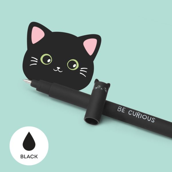 Erasable Pen - Gel Pen Kitty, schwarz