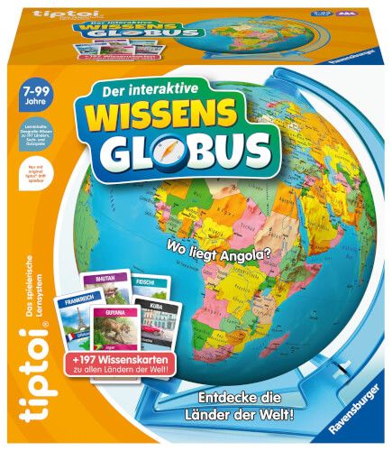 Ravensburger® tiptoi® - Der interaktive Wissens-Globus