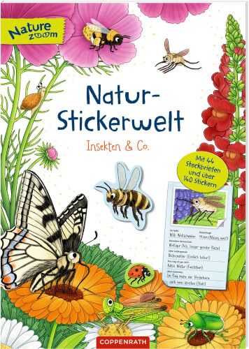 Nature Zoom - Natur-Stickerwelt: Insekten & Co.