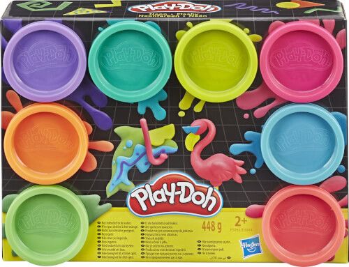 Play-Doh - Neon, 8 Dosen