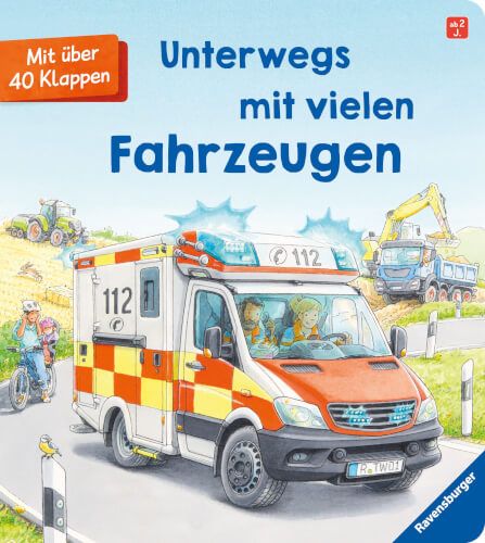 Ravensburger® Bücher - Unterwegs mit vielen Fahrzeugen
