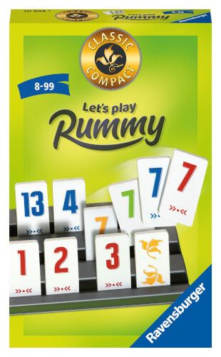 Ravensburger® Spiele - Classic Compact: Let's play Rummy