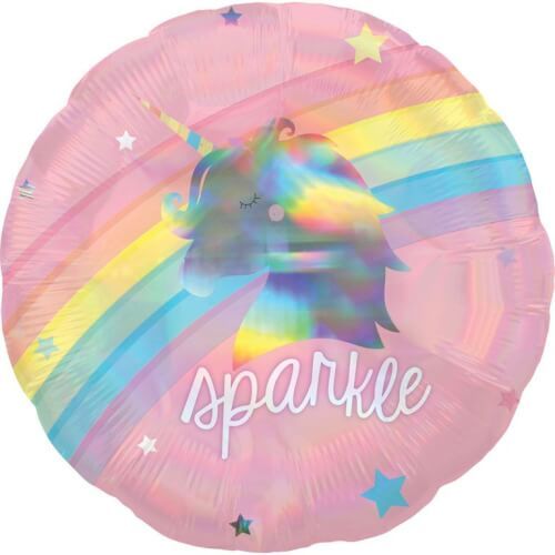 amscan® Magical Rainbow - Folienballon Holographic