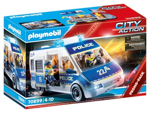 PLAYMOBIL® City Action - Polizei-Mannschaftswagen mit Licht und Sound