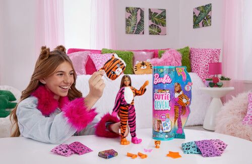 Barbie® Cutie Reveal - Jungle Serie Puppe Tiger