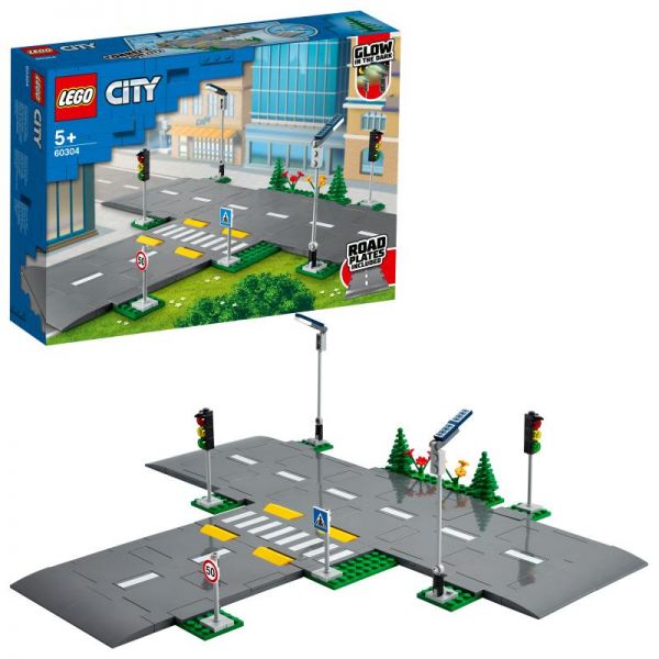 LEGO® City - Straßenkreuzung mit Ampeln