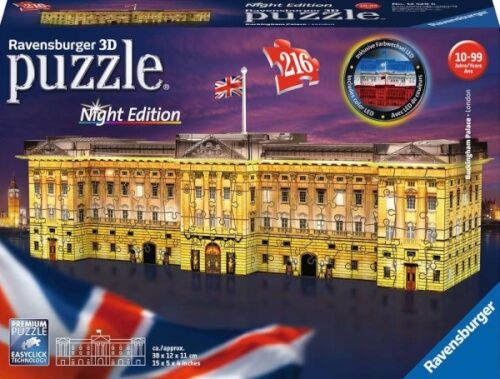 Ravensburger® 3D Puzzle - Buckingham Palace bei Nacht, 216 Teile