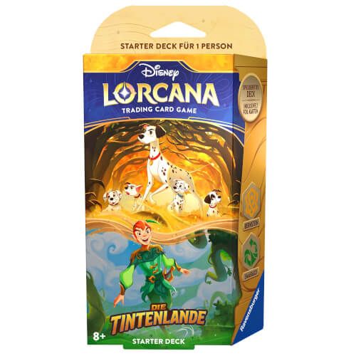 Ravenburger® Disney Lorcana Die Tintenlande - Starter Deck Bernstein und Smaragd (Deutsch)