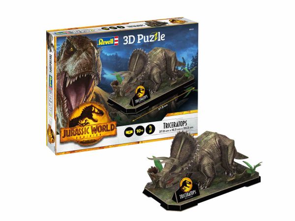 Revell 3D Puzzle - Jurassic World Dominion, Triceratops