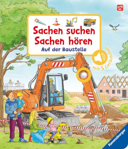 Ravensburger® Bücher - Sachen suchen, Sachen hören: Auf der Baustelle