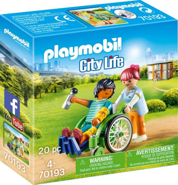 PLAYMOBIL® City Life - Patient im Rollstuhl