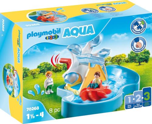 PLAYMOBIL® 1.2.3. Aqua - Wasserrad mit Karussell